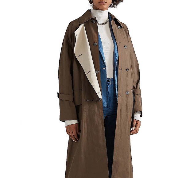 COPY - ACNE STUDIOS Studios Oriole Oversized Linen Trench - Picture 8 of 12